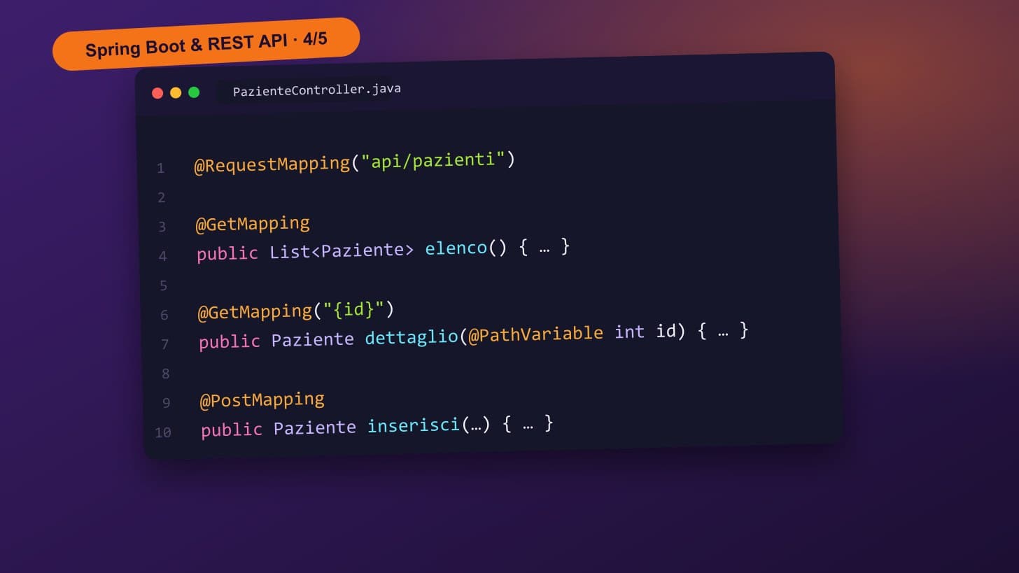 Progettare un Controller CRUD: Perché nel routing REST gli URL si accorciano e si usano solo sostantivi